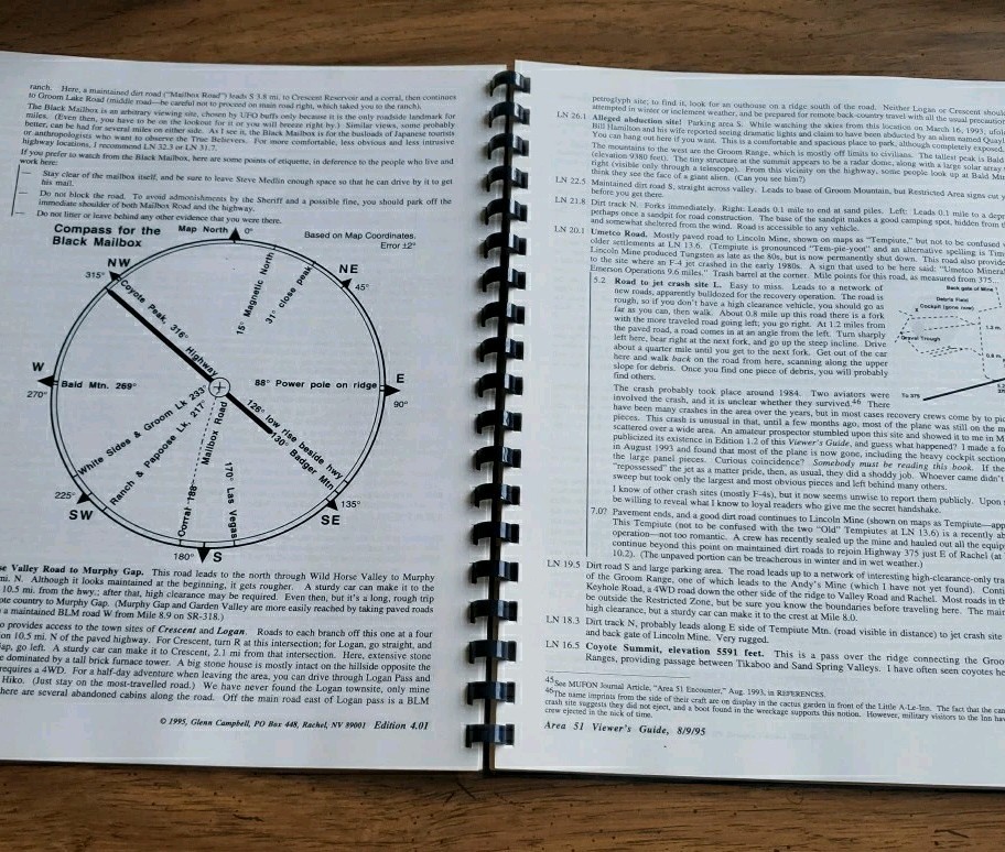 Area 51 Viewer’s Guide – Glenn Campbell (1995, Numbered) Alien Research