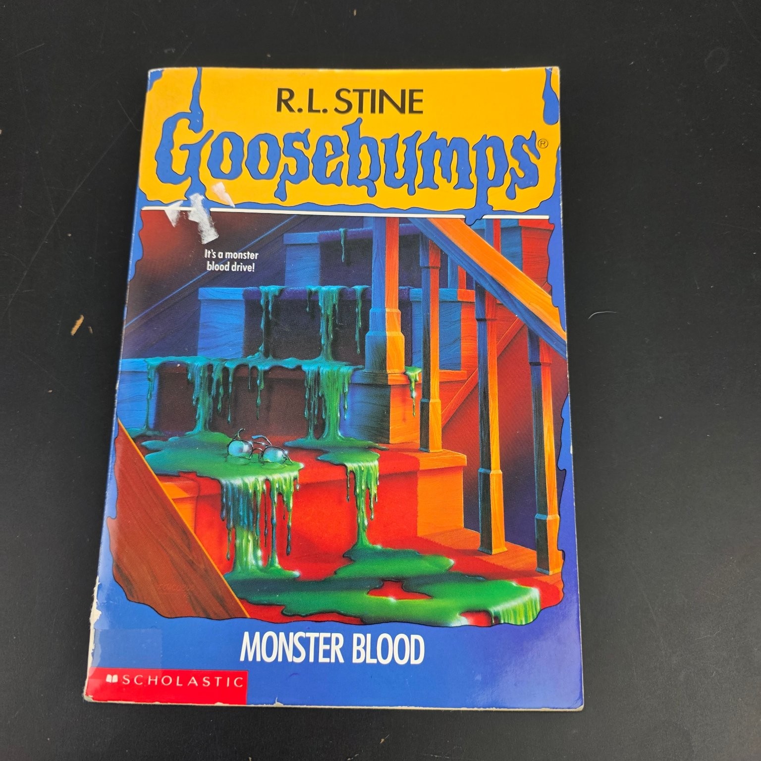 Goosebumps Monster Blood Trilogy RL Stine 1992 1994 1995 1 2 3 Vintage