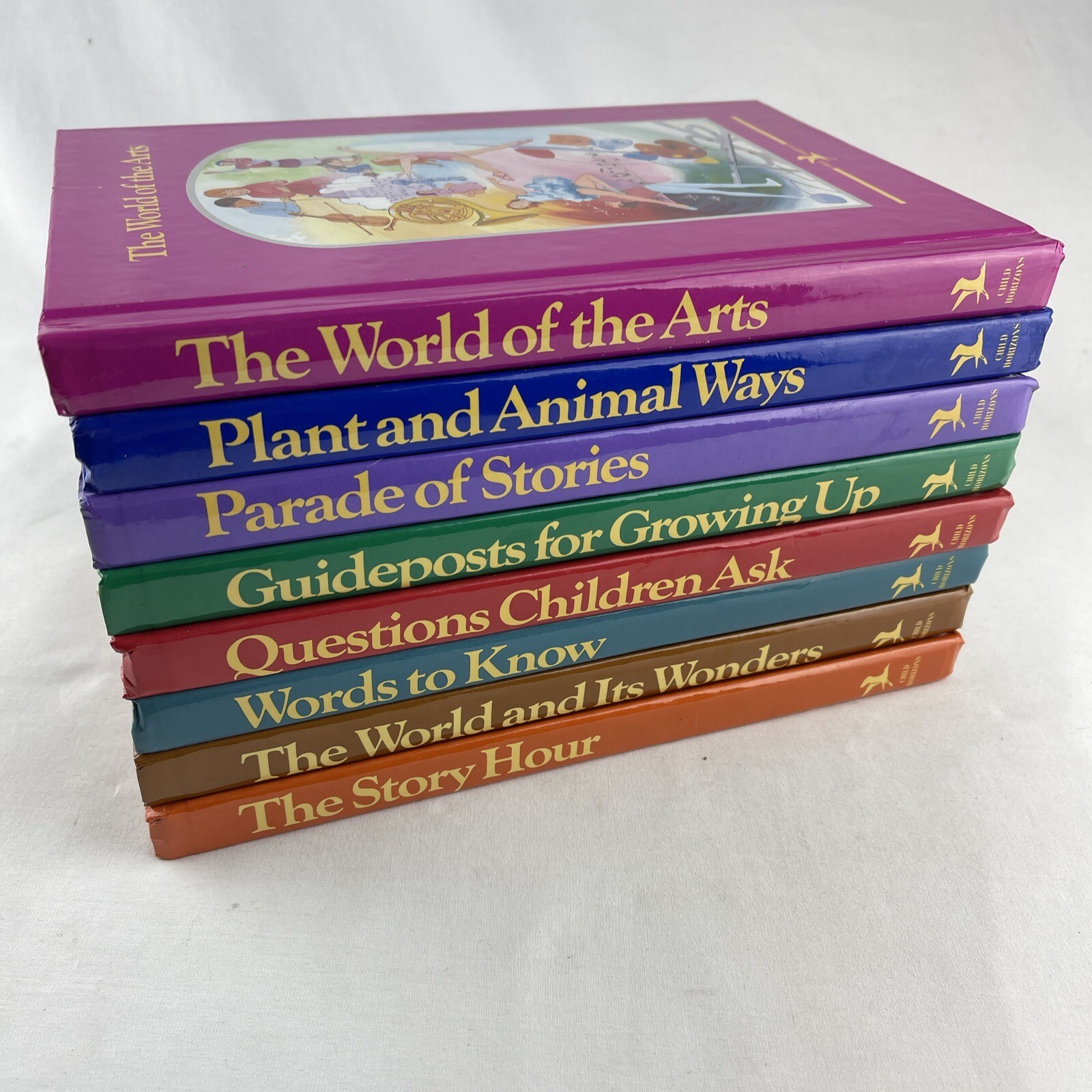 Child Horizons Books Lot of 8 Educational Books for Child Development 1990’s