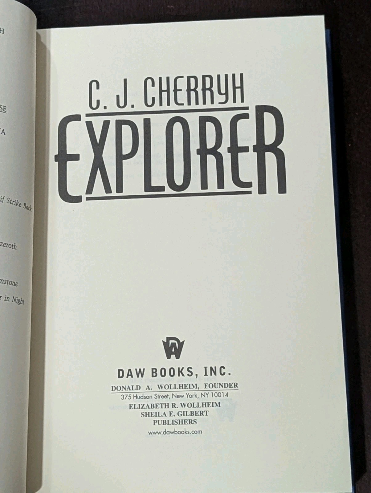 ​​​C.J. Cherryh Foreigner 2nd Sequence Precursor Defender Explorer 1st/1st HCDJ