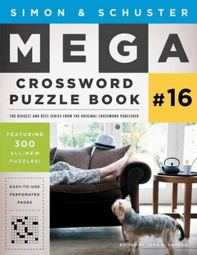 Simon & Schuster Mega Crossword Puzzle Book #16 by John M Samson: Used
