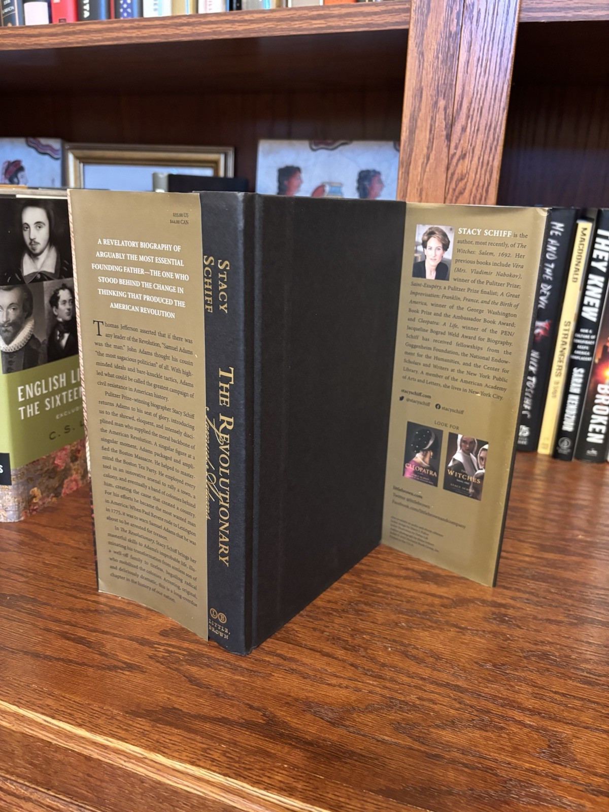 The Revolutionary Samuel Adams. Stacy Schiff. 1st HC Ptg. LB 2022. Fine/VG+