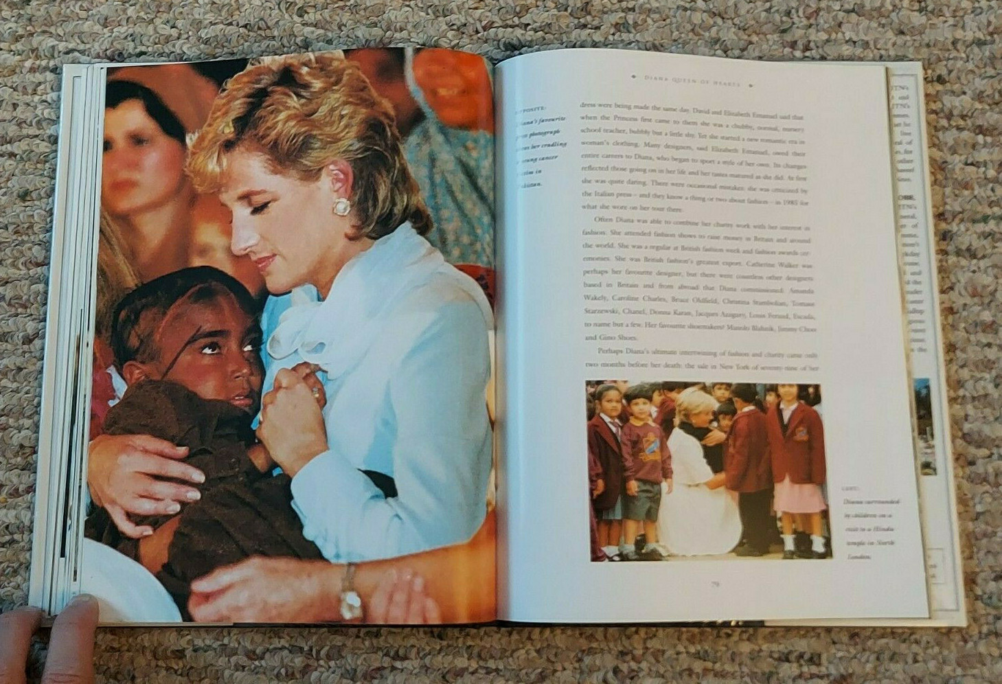 British Royalty Book – Diana, The People’s Princess, Commemorative Tribute
