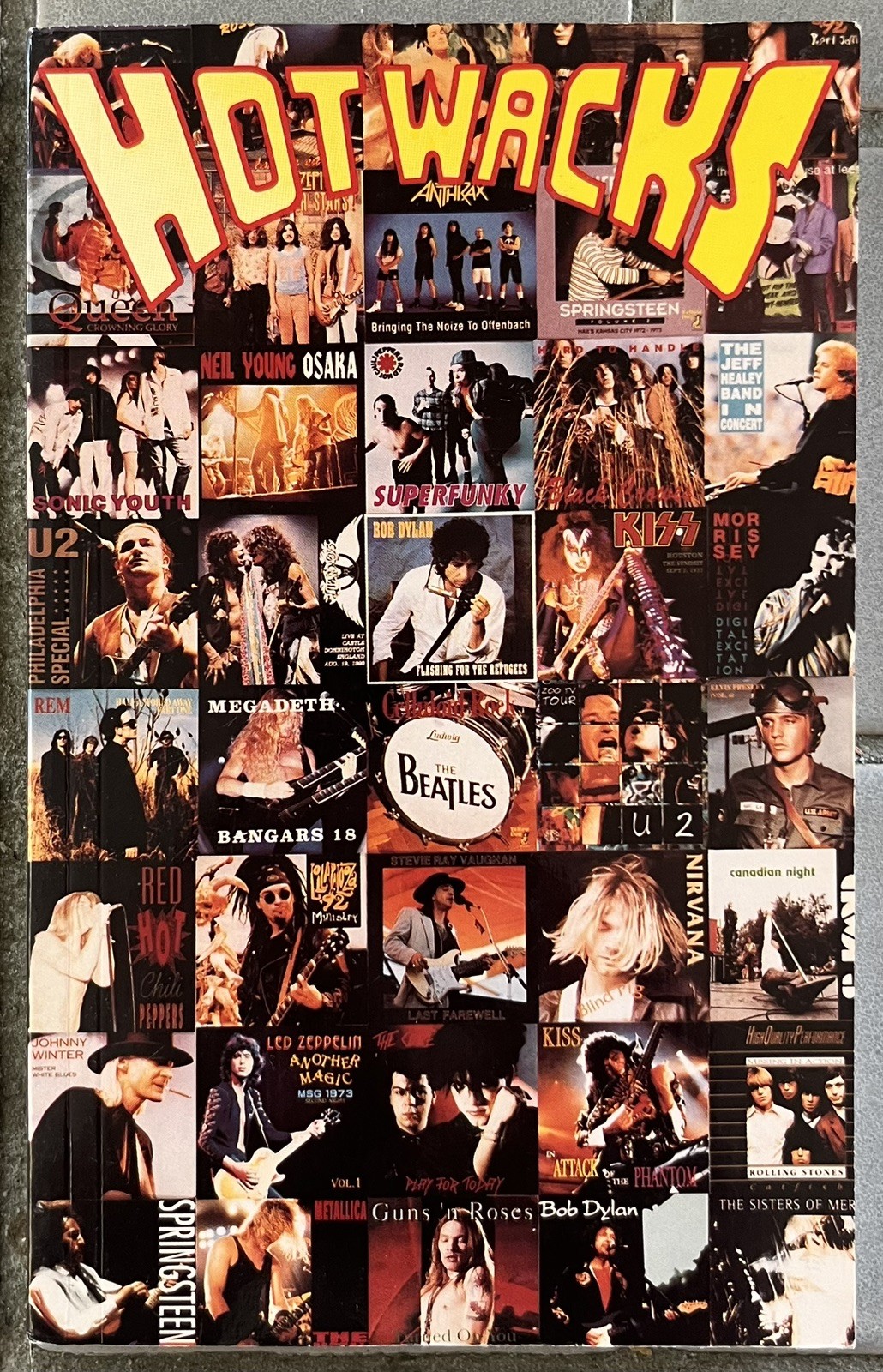 Hot Wacks Collectors Guide Book Lot Supplement 1 + 3 + 6 Bob Walker Live Music