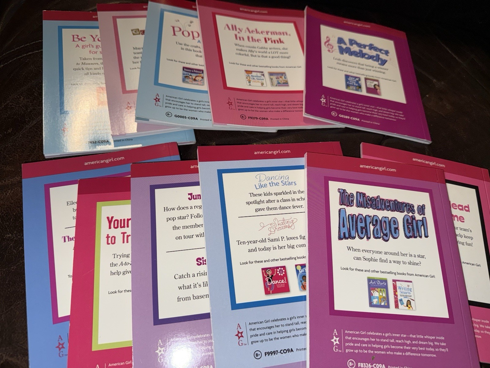 Lot of 11 American Girl Books – Stories – Varied Topics and Age Ranges