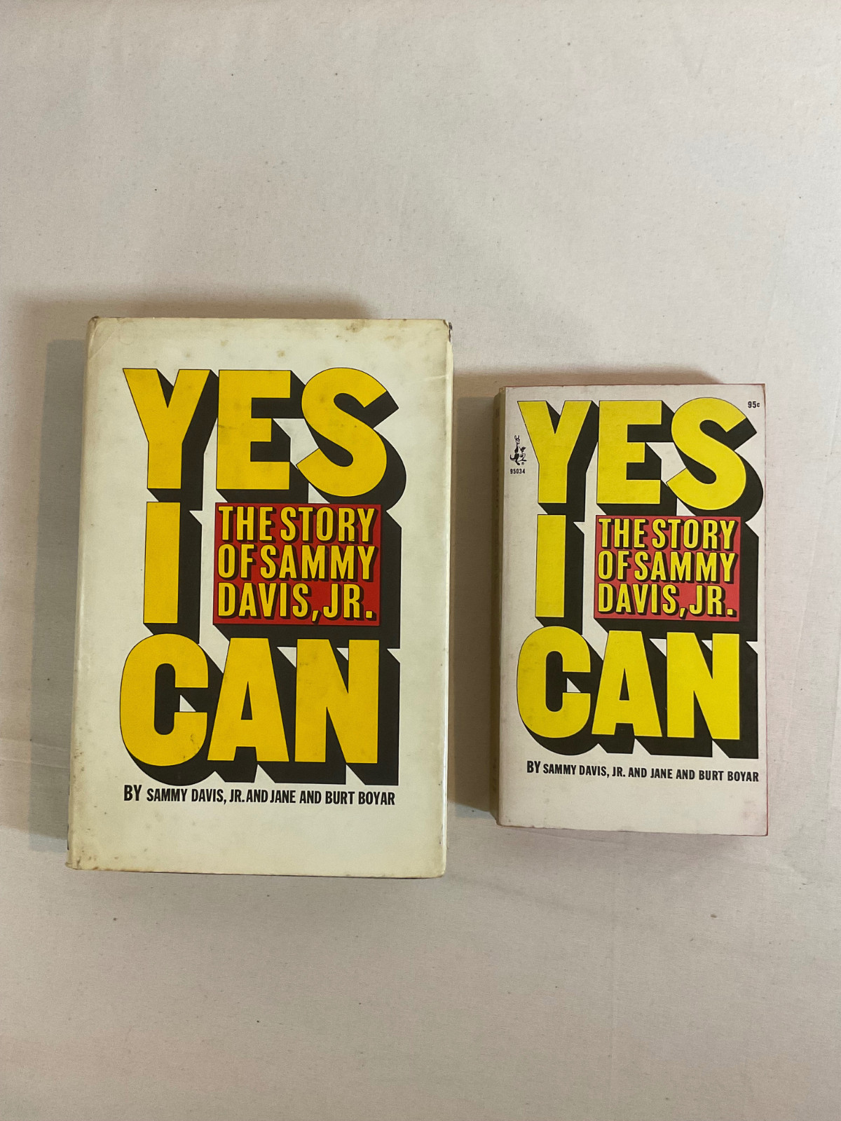 Sammy Davis Jr Yes I Can 1965 1st ptg Why Me? 1989 1st ed + Pocket 1st ed PB 60y