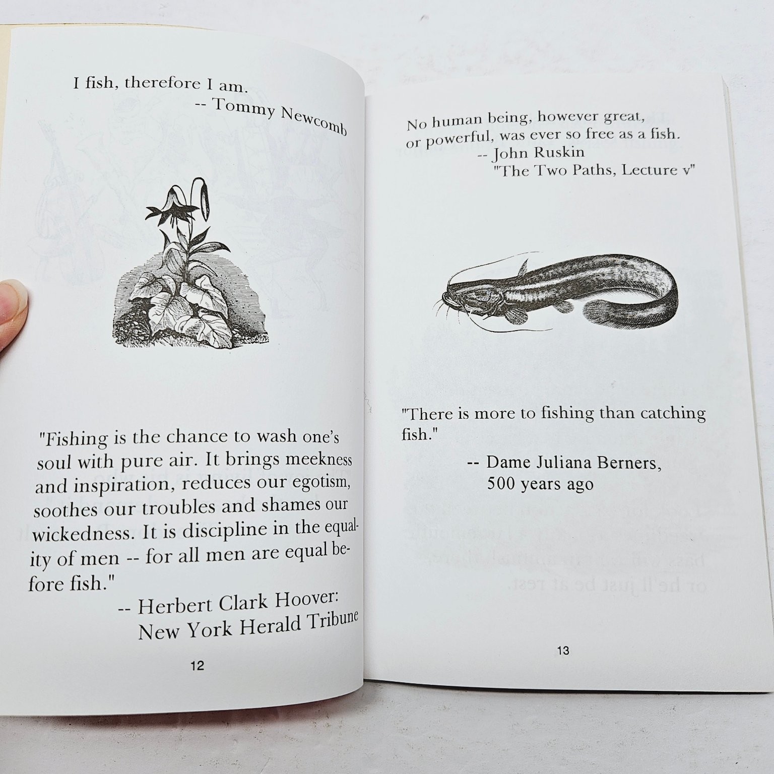Fishing Humor Book – Li’l Red Book of Fishin’ Tips – Tom Hollatz 1997 Pbk