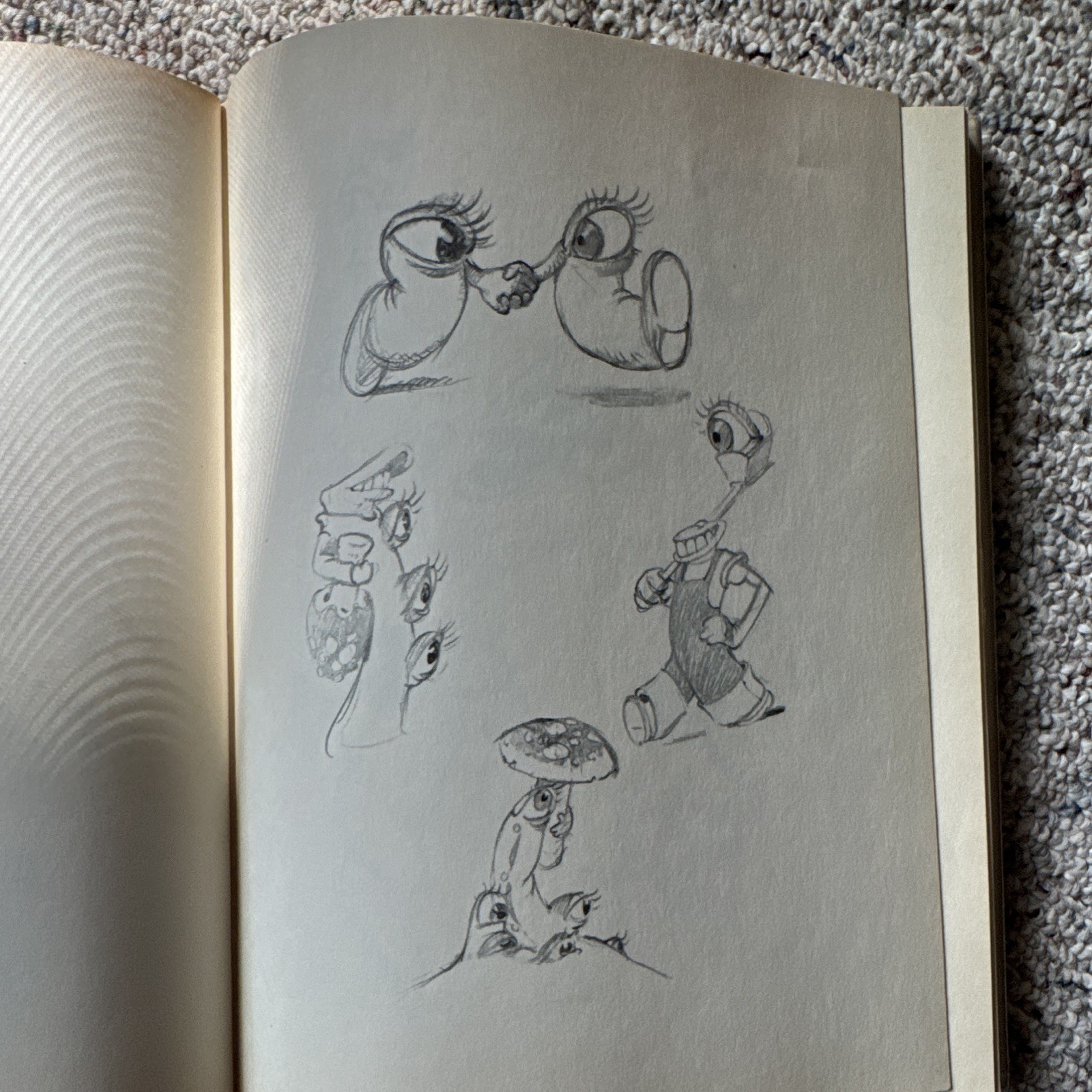 He Drew as He Pleased Albert Hurter Sketchbook Hardcover DJ 1st Ed 1931