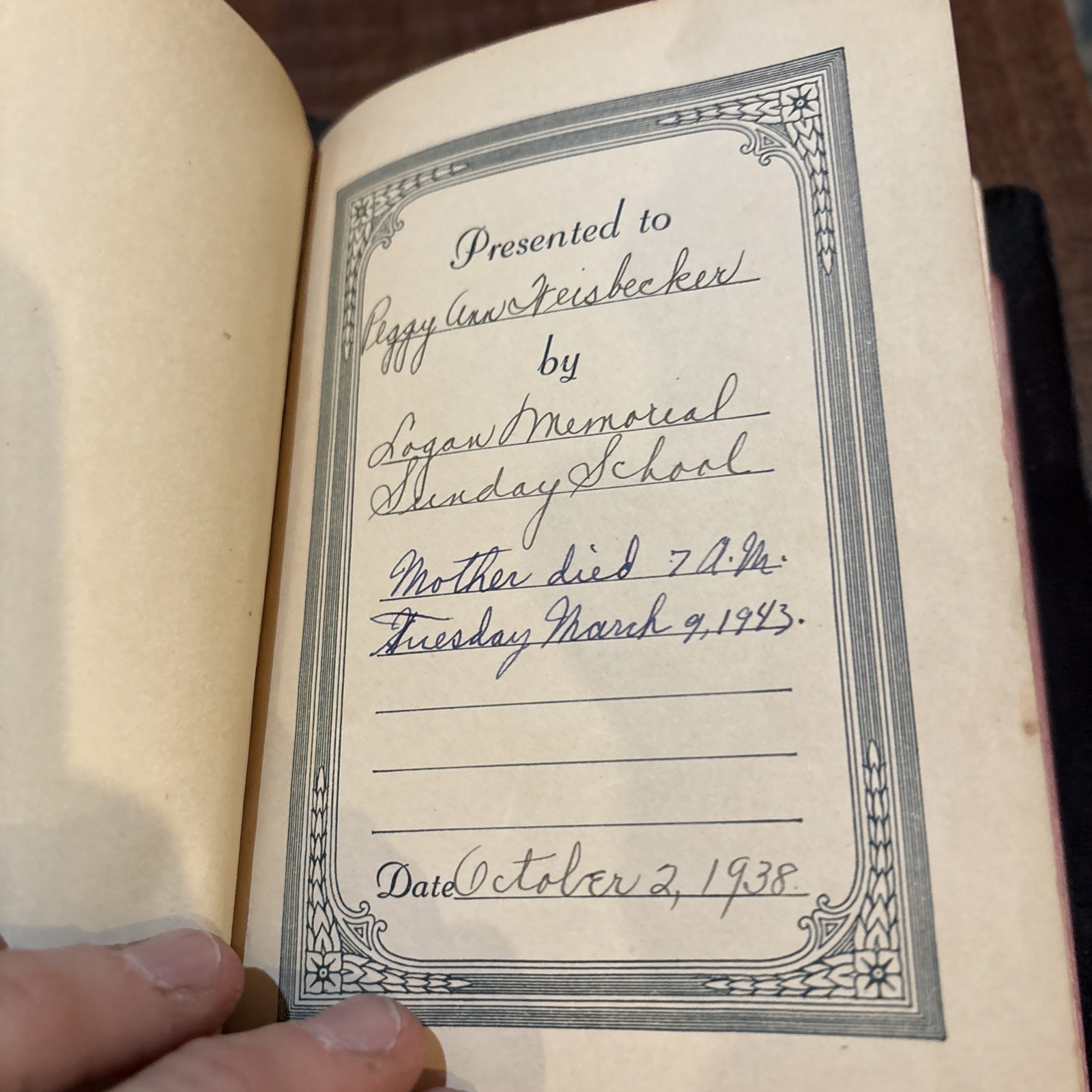 Holy Bible Pronouncing National Bible Press Undated Leather Antique