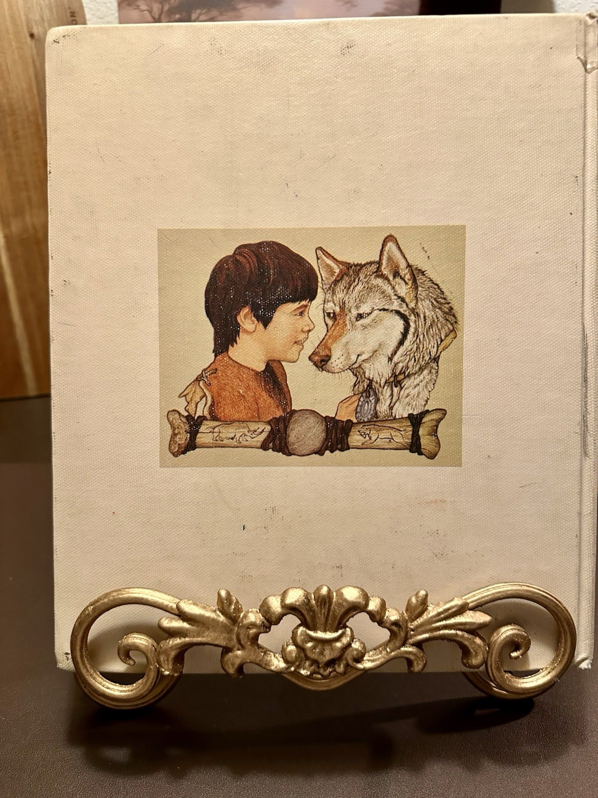 The First Dog by Jan Brett – 1988 – As Is – 9.25”w x 11”h x 0.25”d