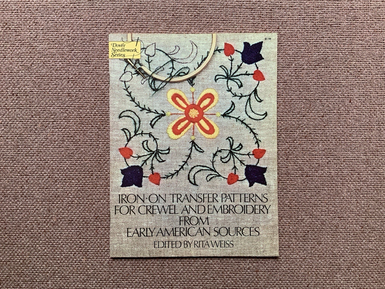 Iron-On Transfer Patterns for Crewel and Embroidery Early American – Rita Weiss