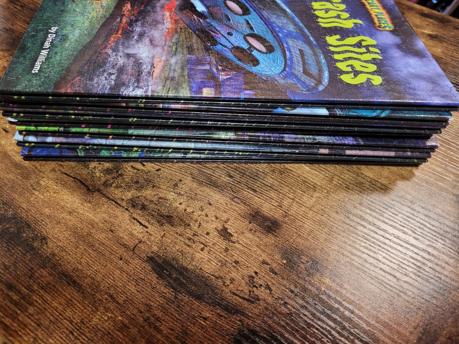Scary Places Book Lot Of 7 HC Ex Library. GC Creepy Stations ++
