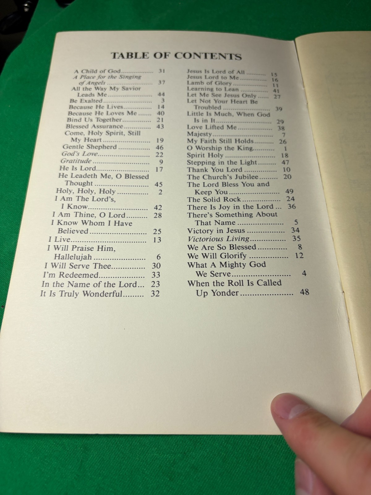 Worship the Lord: Hymnal of the Church of God (1989, Warner Press)