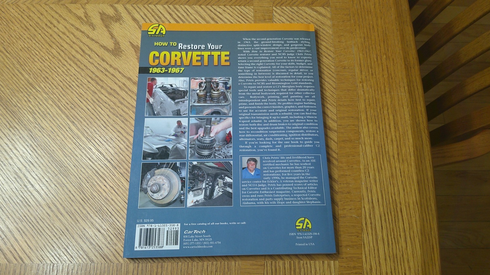 CORVETTE RESTORATION BOOKS (1963-1967), TECHNICAL & INFORMATION BOOKS- (4) TOTAL