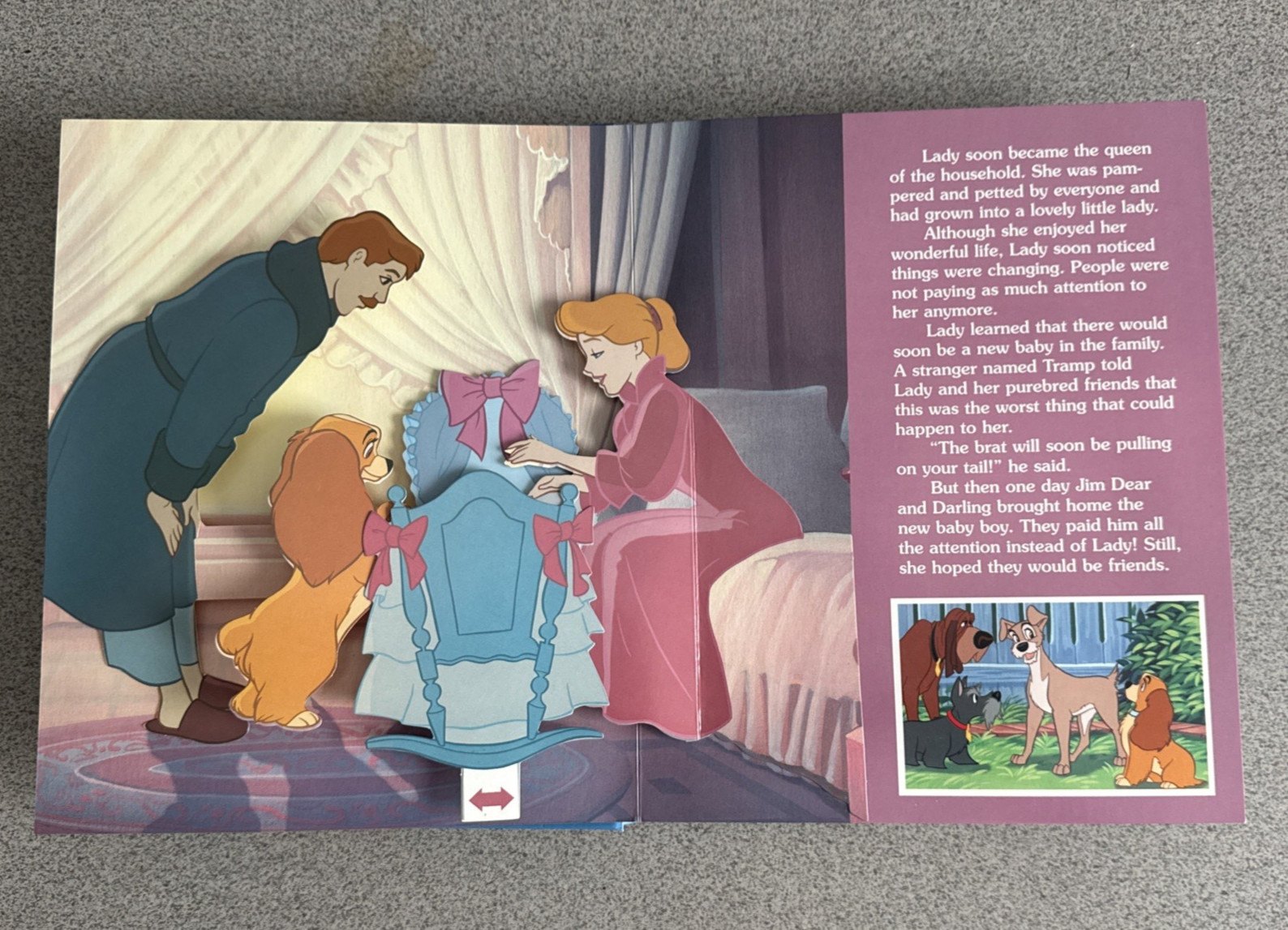 Lady and the Tramp Pop-Up Storybook -Walt Disney – Bendon Publishing Inter 2006