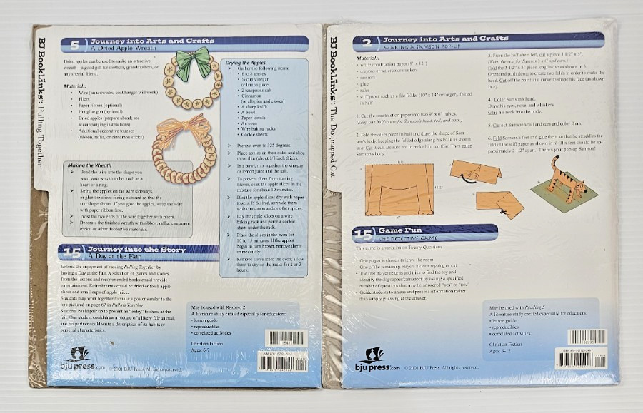 BJ Booklinks Pulling Together G2; Case Of The Dognapped Cat G5 – Teacher Guides