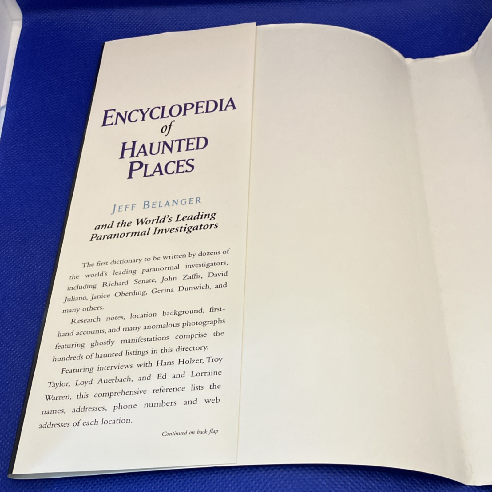Encyclopedia of Haunted Places Ghostly Locales Jeff Belanger Paranormal