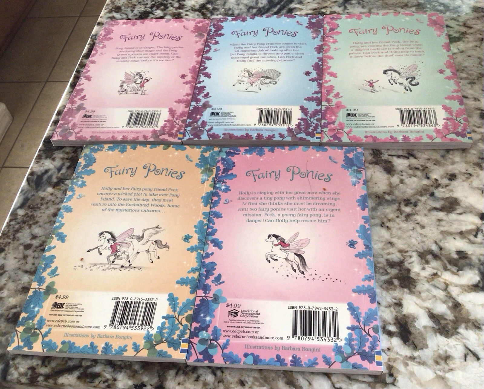 Fairy Ponies Lot Of 5 Volumes by Zanna Davidson