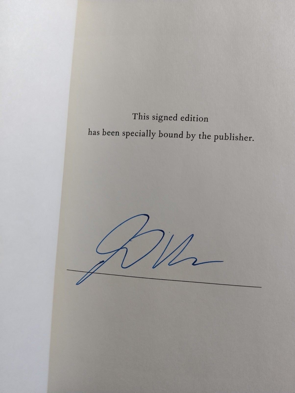 Hillbilly Elegy J. D. Vance Signed 1st Edition HC book