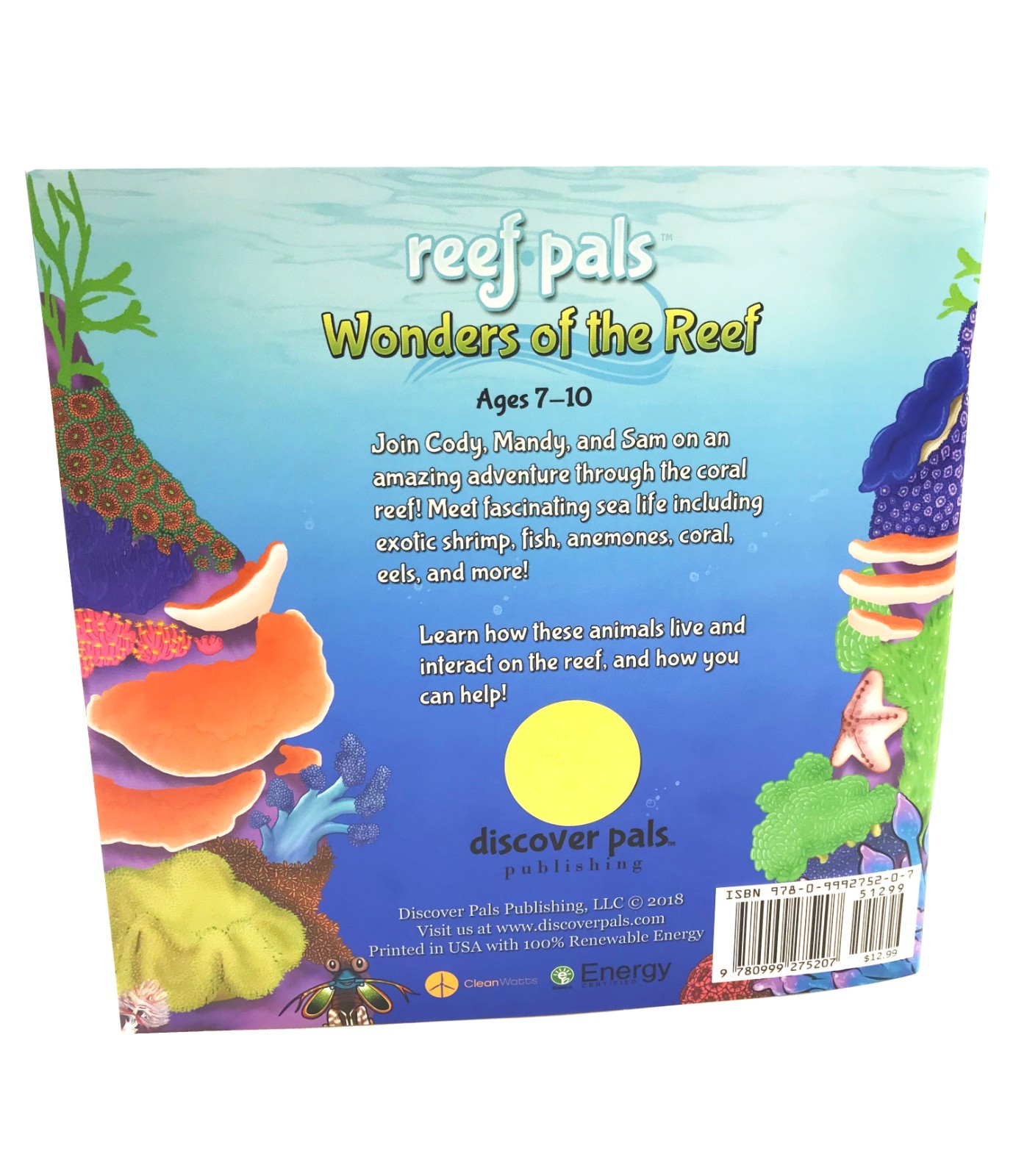 Reef Pals: Wonders of the Reef – NEW – Ocean Sea Coral Reef Kids Children’s Book