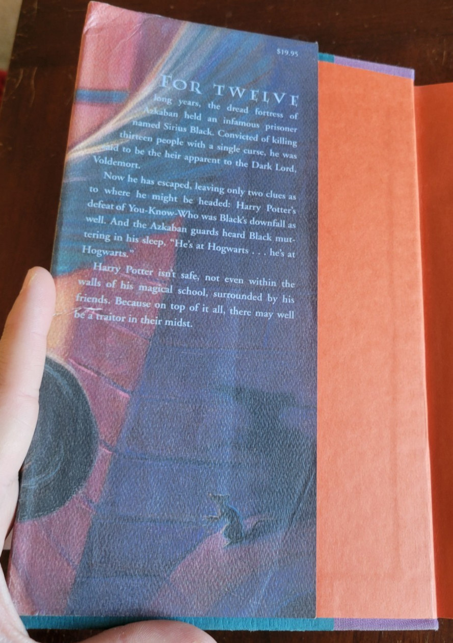 Harry Potter and the Prisoner of Azkaban – JK Rowling – 1st US Ed/1st Print 1999