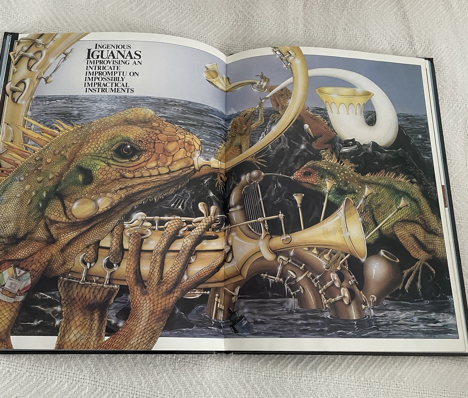 VTG 1987 “Animalia” Illustrated Alliterative Alphabet HC Book. Beasts & Birds