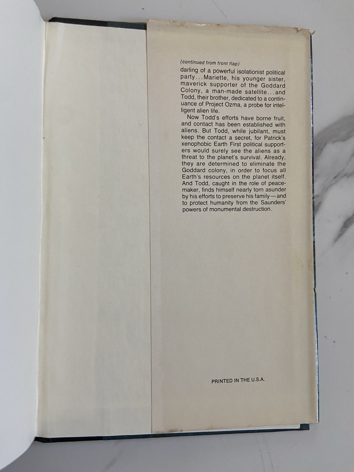Tomorrows Heritage Juanita Coulson 1981 Del Rey Book Club Sci Fi Cryogenic
