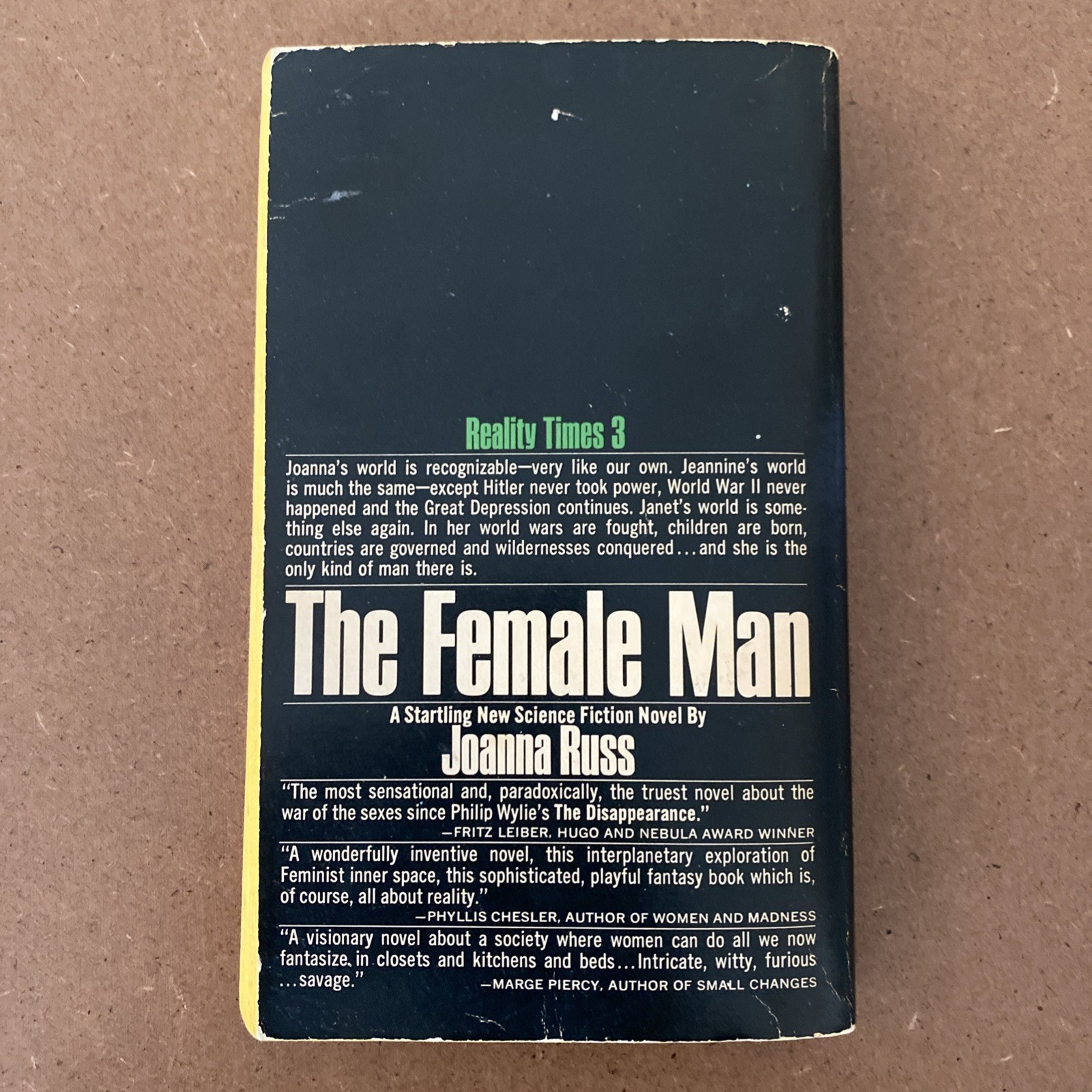 The Female Man by Joanna Russ – Bantam vintage PB first printing 1975