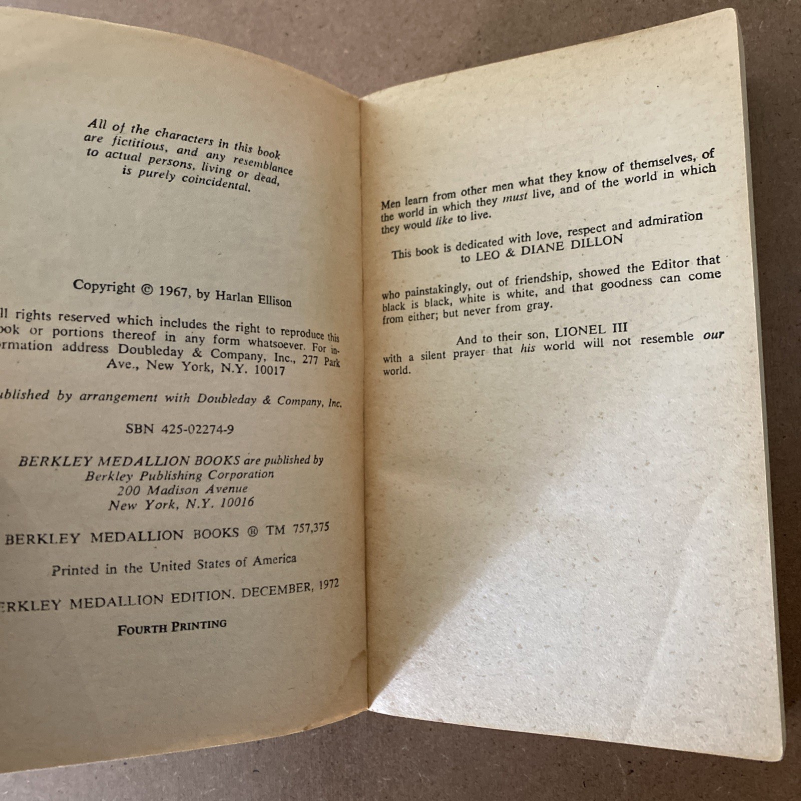 Harlan Ellison vintage 4 book lot – Oblivion, Wonderland, Visions, Shatterday