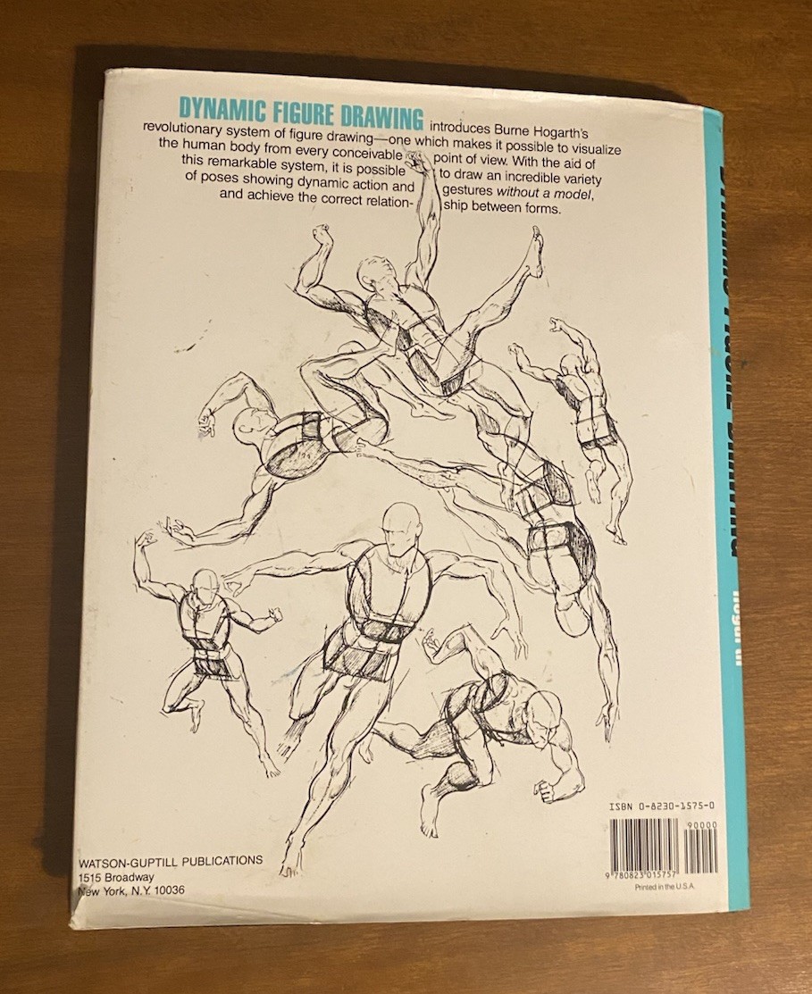 Burne Hogarth Dynamic Figure Drawing + Drawing Dynamic Hands 2 Book