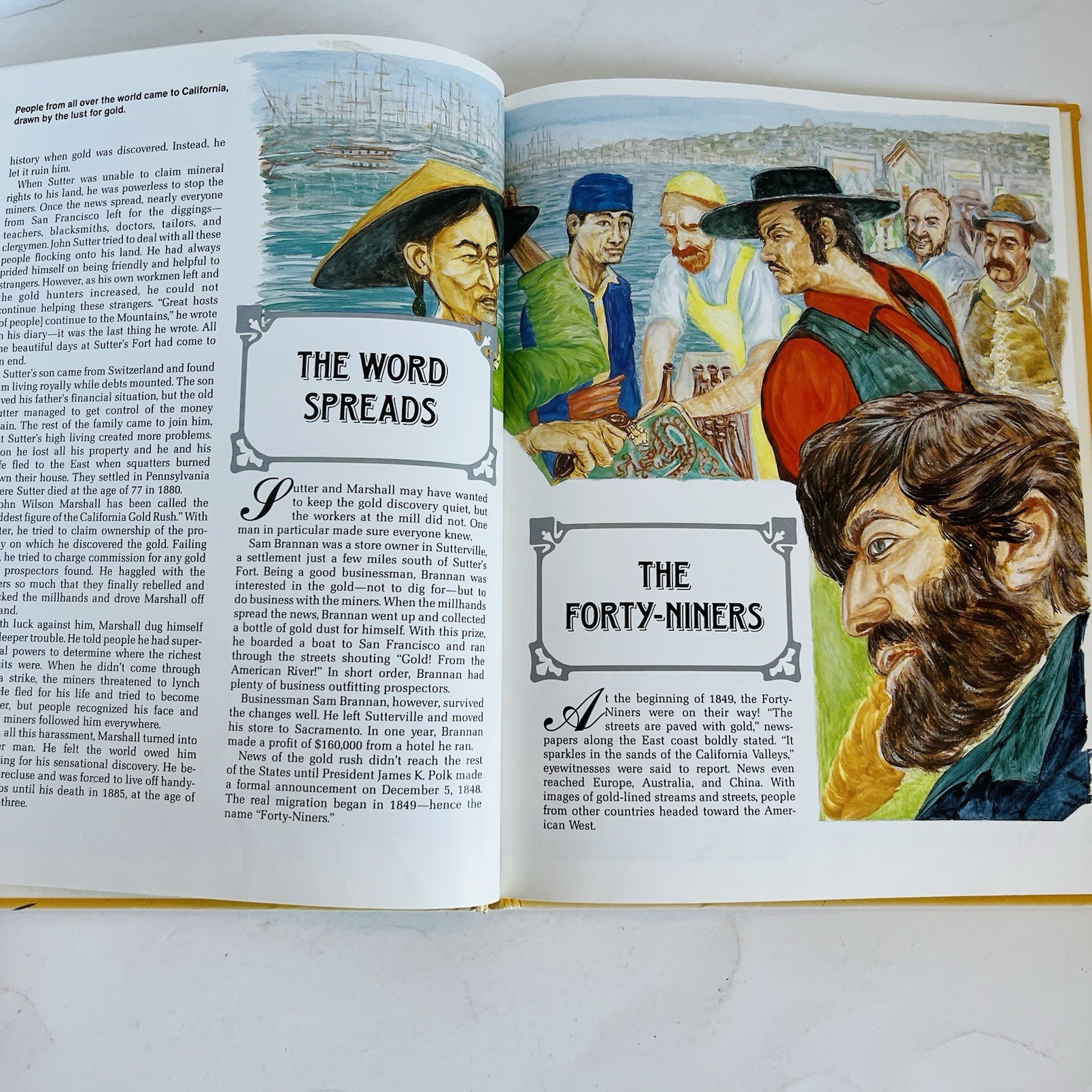 Gold Fever Wild West American History Rourke 1990 AI Lake Hardcover Book ExLib