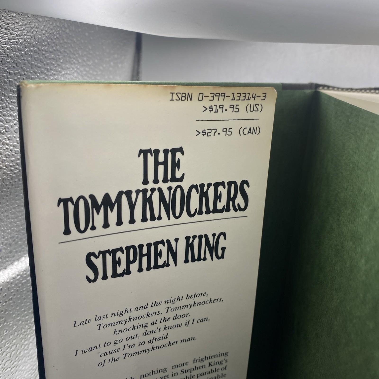 The Tommyknockers by Stephen King (1987, Hardcover) 1st Edition 1st Printing