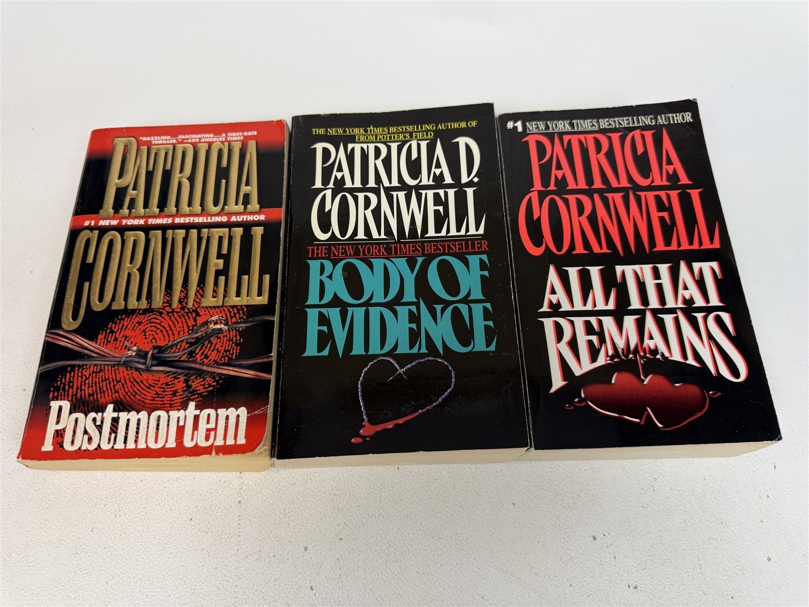 Patricia Cornwell Lot 20 Kay Scarpetta Mystery Paperbacks Postmortem / Autopsy