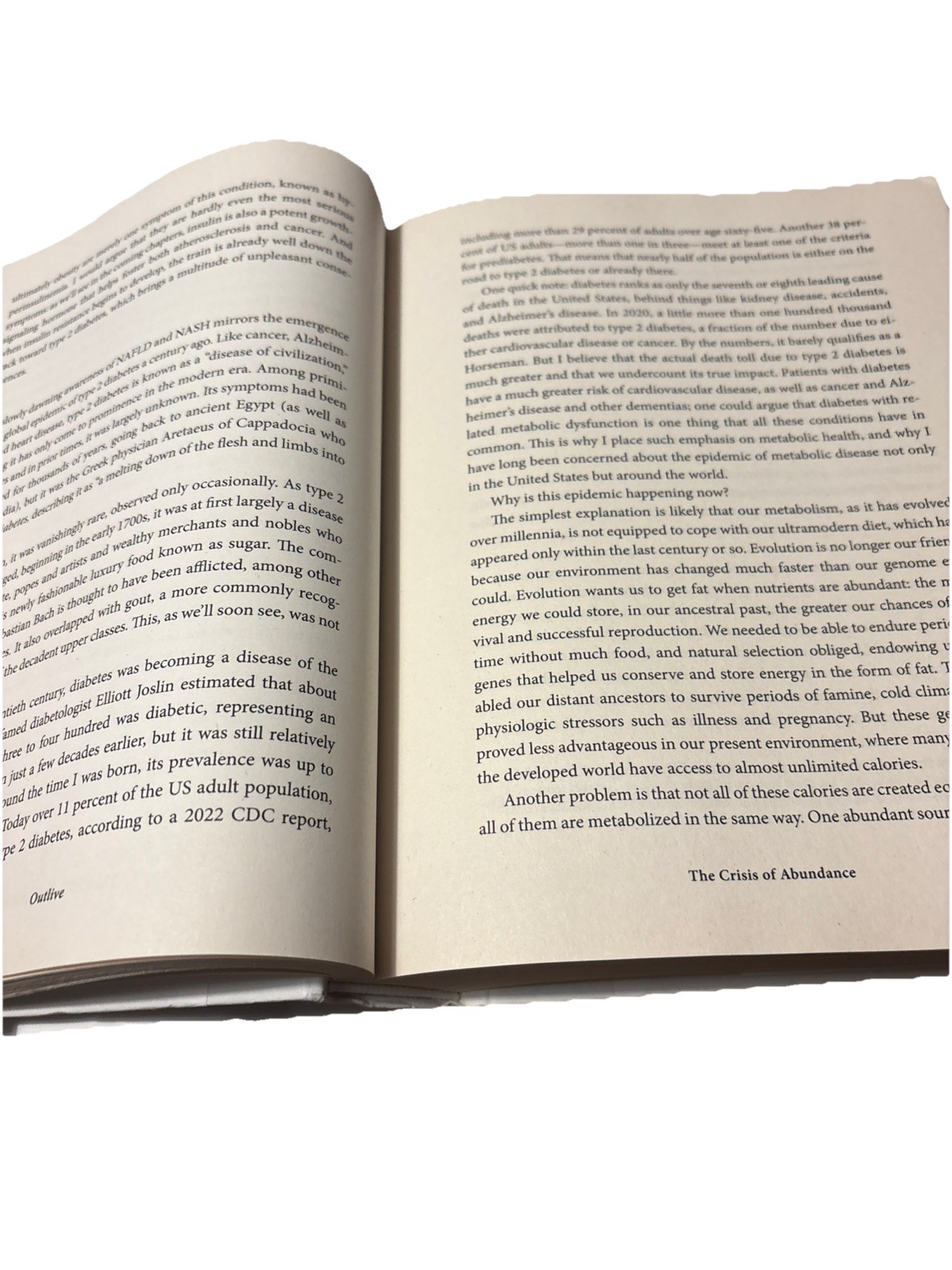 Outlive The Science and Art of Longevity Peter Attia First Edition/1st Printing