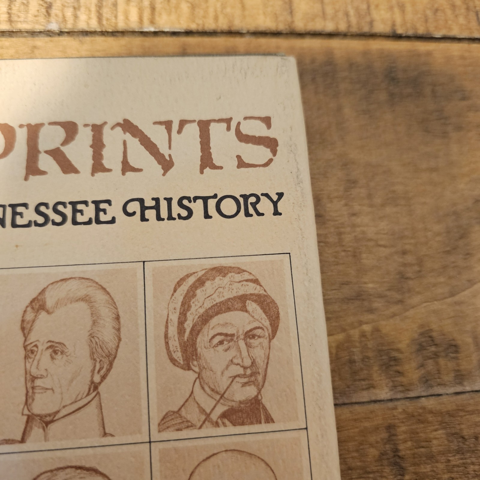 1976 Footprints Across The Pages of Tennessee History 24 Famous People HC