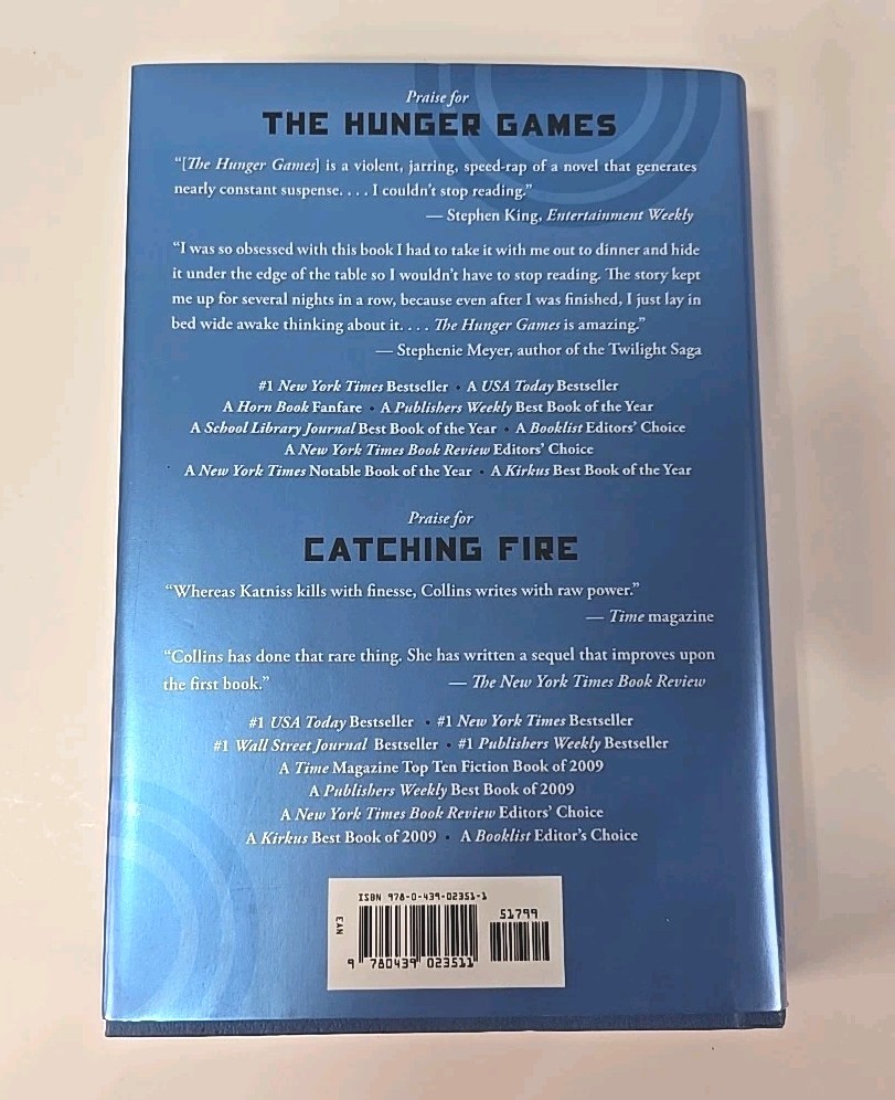 The Hunger Games Catching Fire and Mockingjay First Edition Hardcover 2 Book Set