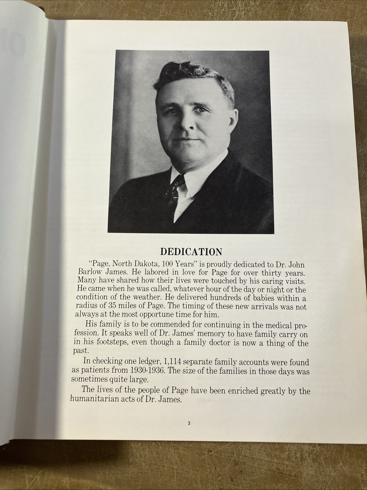 Page, North Dakota One Hundred Years 1882-1982 Hardcover Page’s Centennial