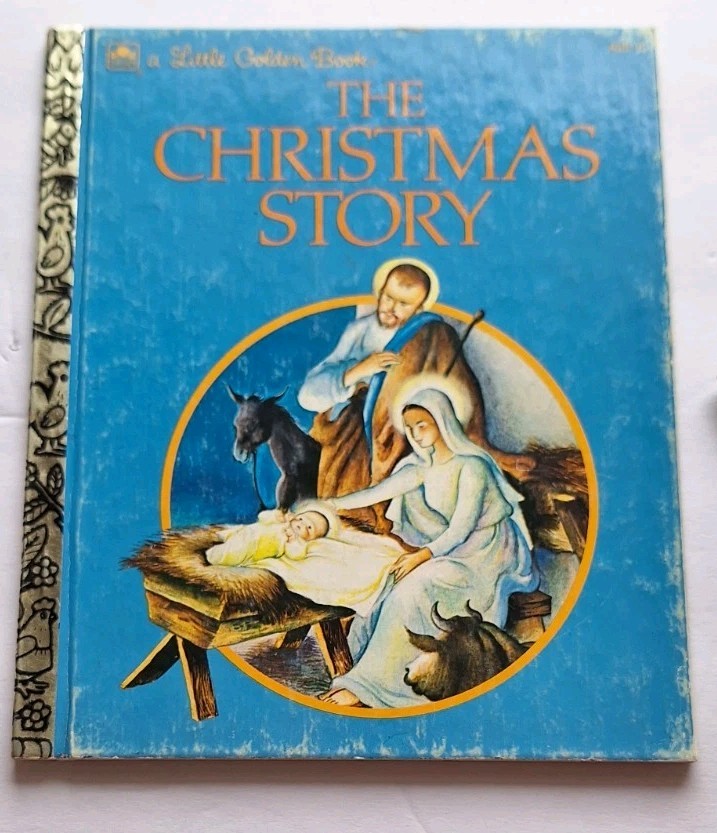 The Christmas Story 1994 VINTAGE a Little Golden Book 456-15
