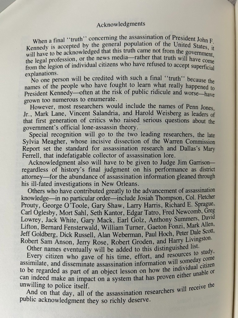 Edward Klein, The Kennedy Curse;Jim Marrs,Crossfire:The Plot That Killed Kennedy