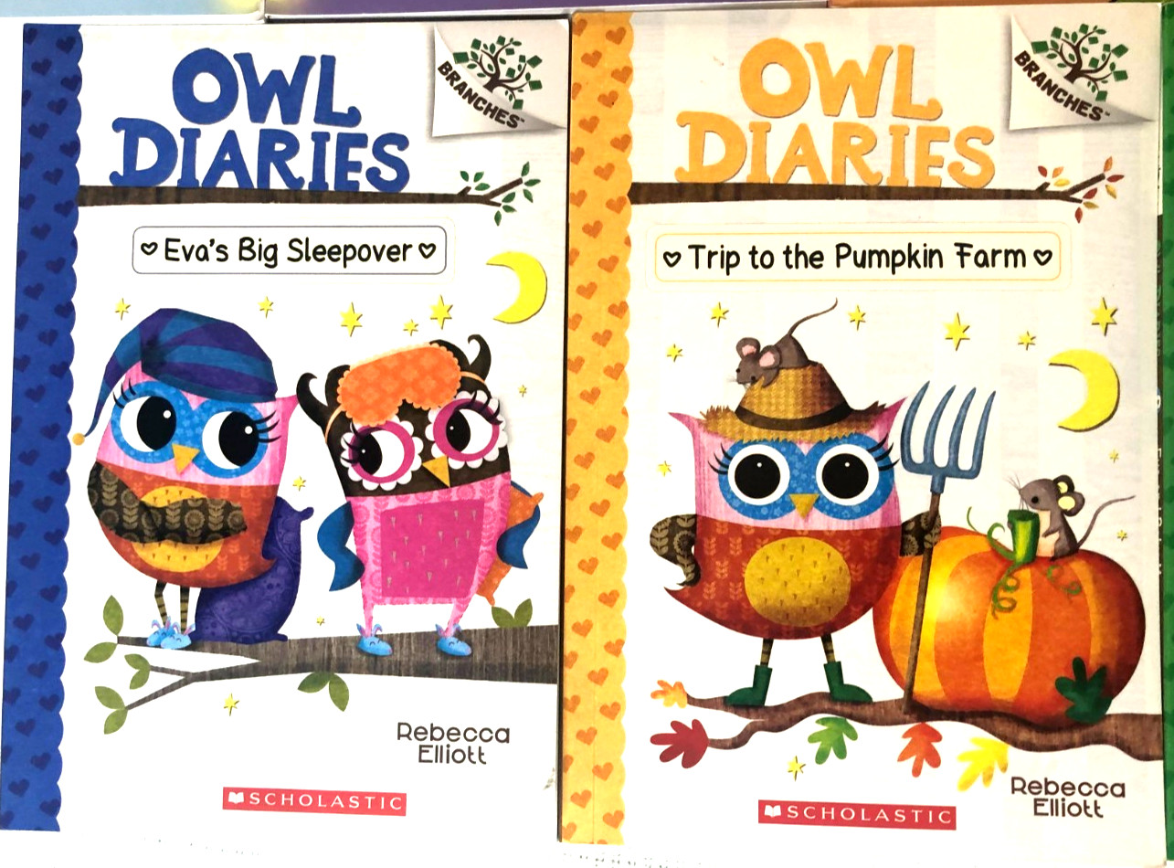 LOT OF 29 BRANCHES BOOKS: Eerie Elementar Owl Diaries Press Start Unicorn & More