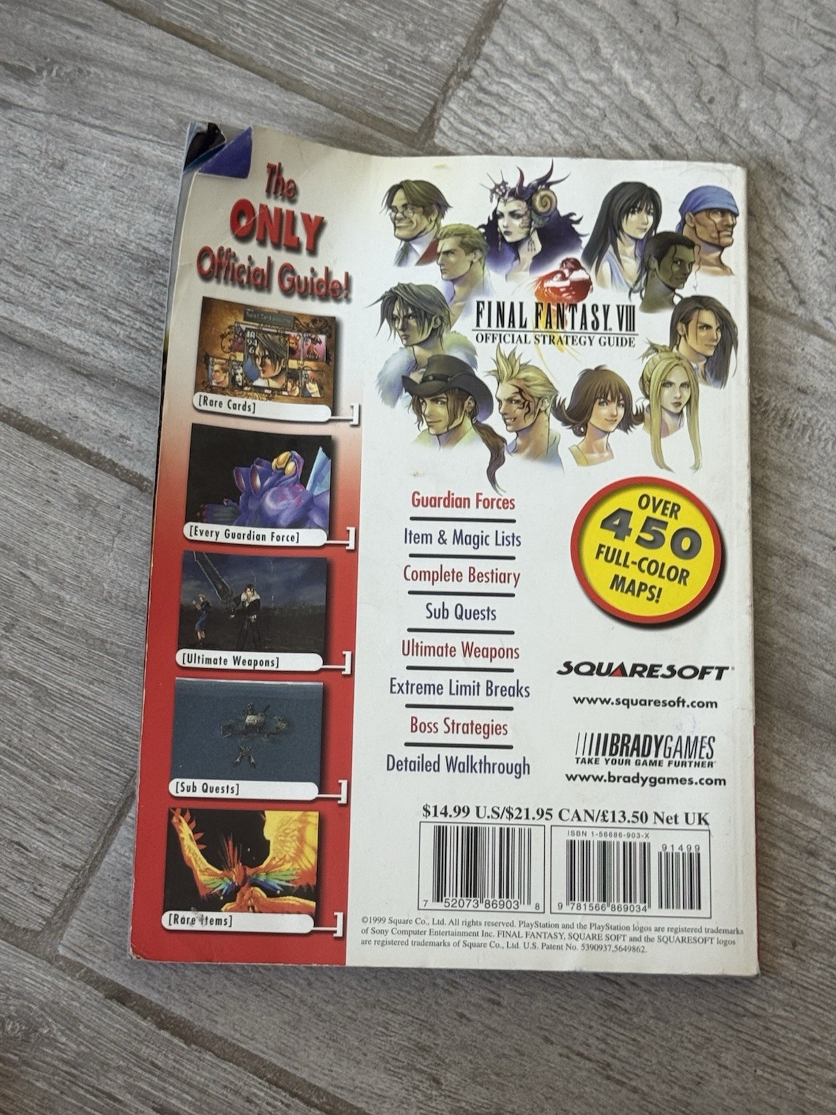 🌟 Final Fantasy VIII Official Strategy Guide (Video Game Books) – Paperback