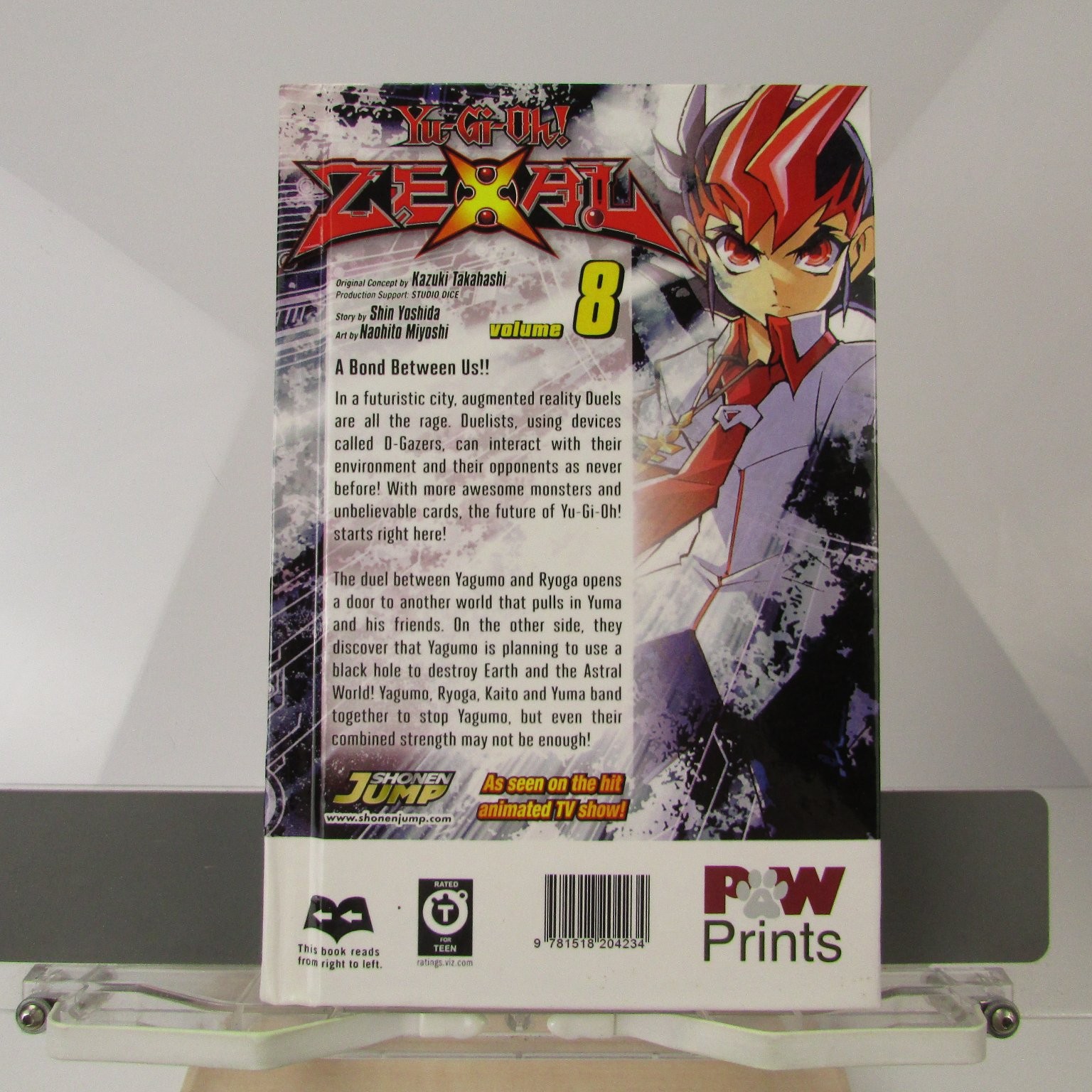 Yu-Gi-Oh! Zexal Vol 8 Shin Yoshida Manga VIZ Media Shonen Jump