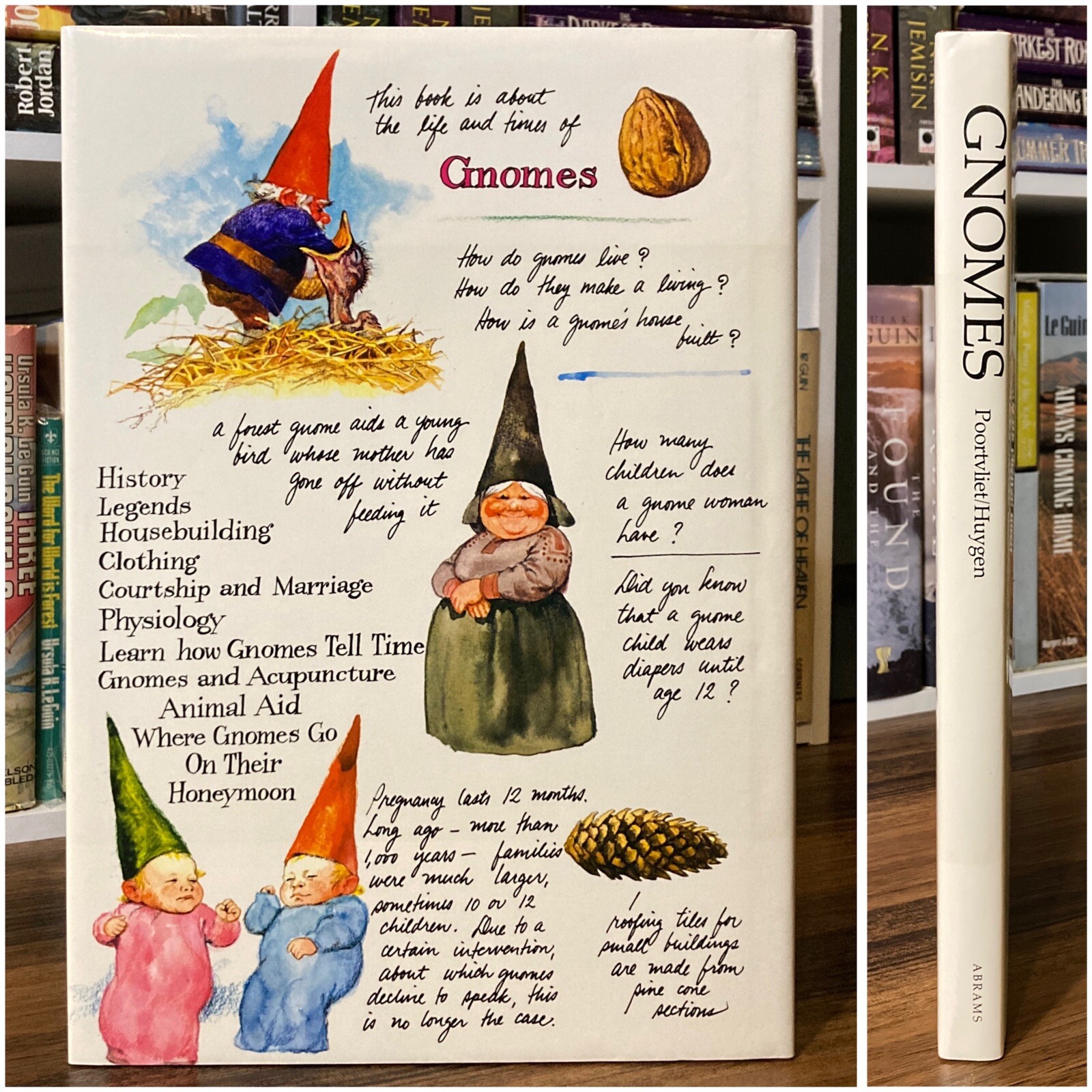 Gnomes – Wil Huygen & Rien Poortvliet (1st edition HC) Harry N. Abrams, 1977