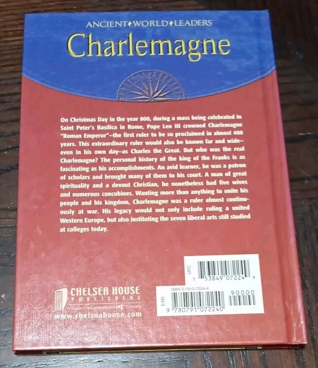 Charlemagne (Ancient World Leaders) Hardcover By Dale Evva Gelfand