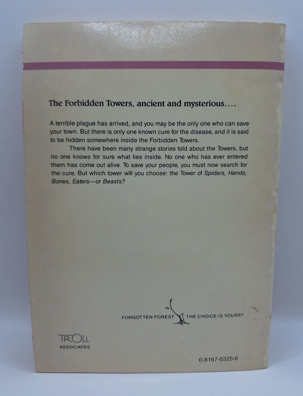 The Forbidden Towers Forgotten Forest #1 – Carol Gaskin 1995 VTG CYOA 1ST ED PB