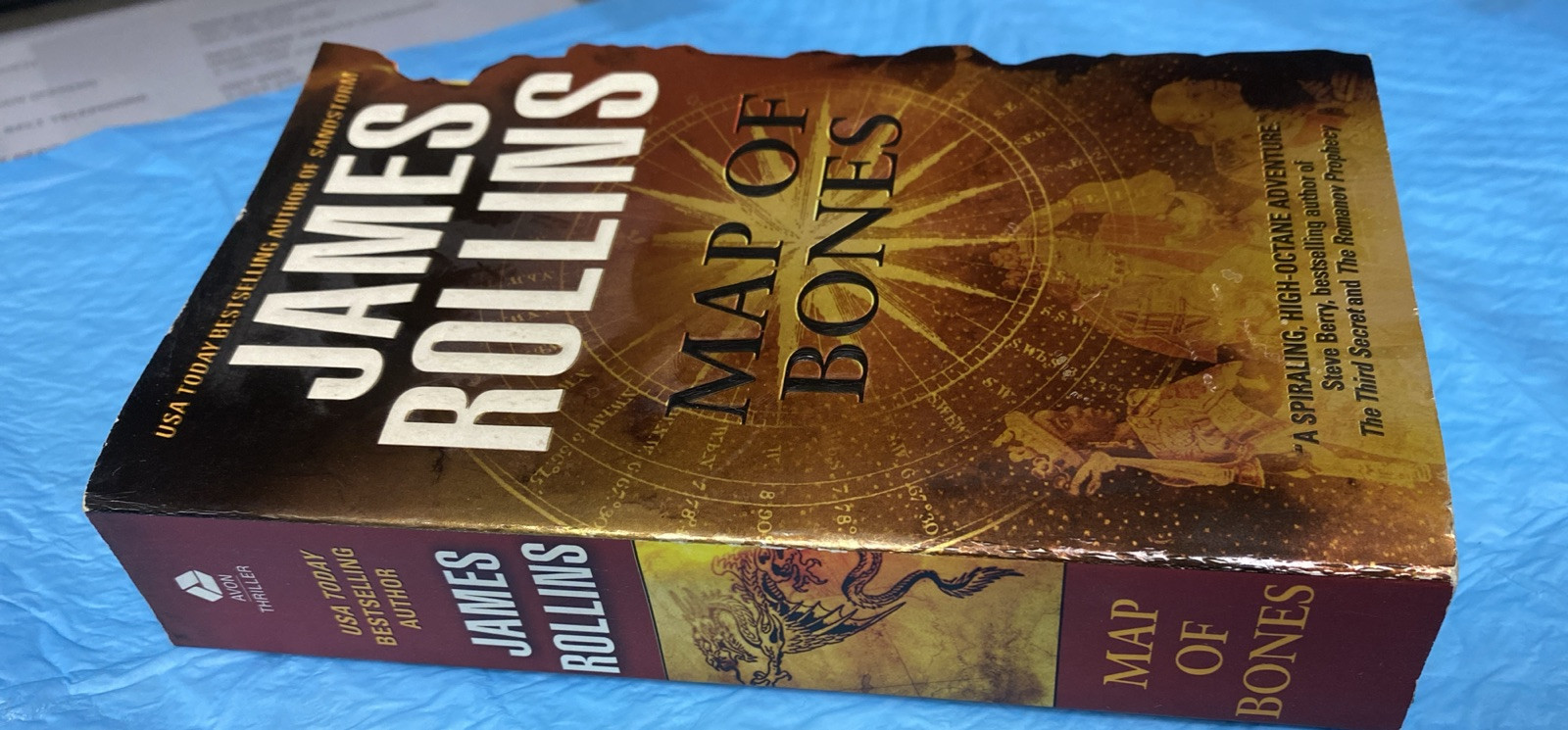 Map of Bones, James Rollins (Sigma Force Novel) ~ 540 pages (2006) PB *MINT*