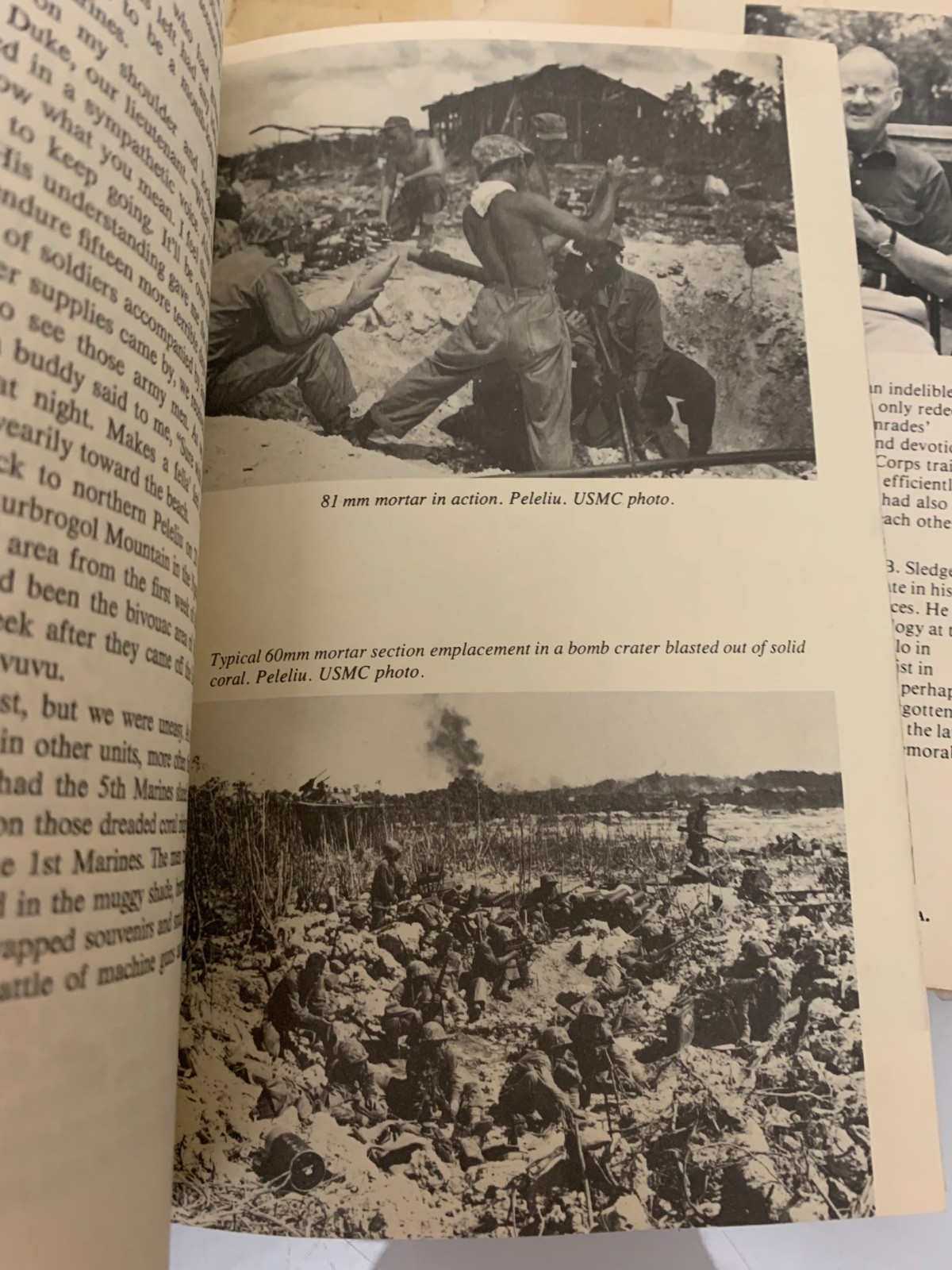 With the Old Breed at Peleliu and Okinawa by E. B. Sledge 1981 HCDJ BCE Good