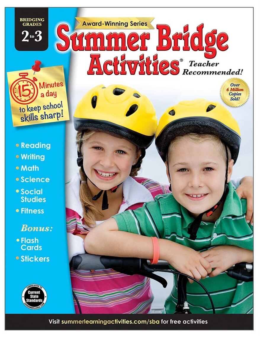 《NEW》Summer Bridge Activities Workbook – Bridging Grades 2-3 in 15 Minutes a Day