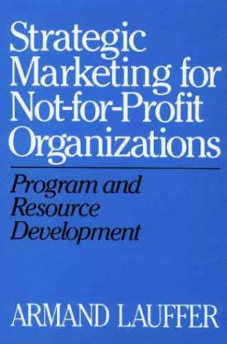 Strategic Marketing for – Hardcover, by Lauffer Armand – Very Good b