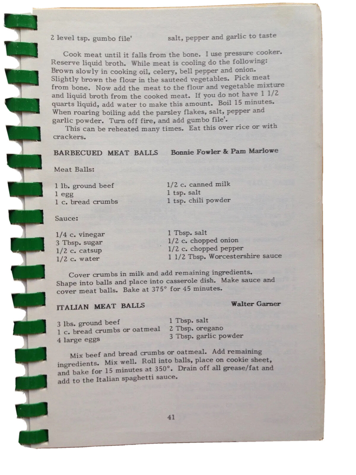 1984 WEST IREDELL HIGH SCHOOL WARRIOR BAND COOKBOOK, STATESVILLE, NC